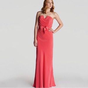 Ted Baker Cassii Silk Strapless Dress